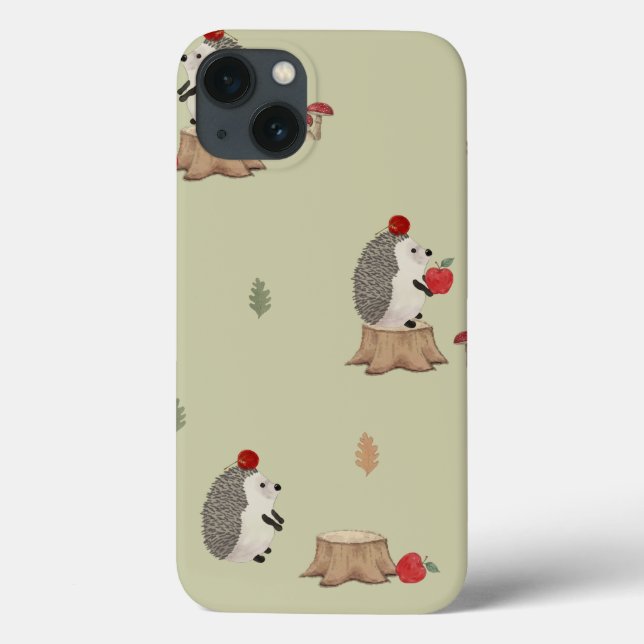 Hedgehog Case-Mate iPhone Hülle (Rückseite)