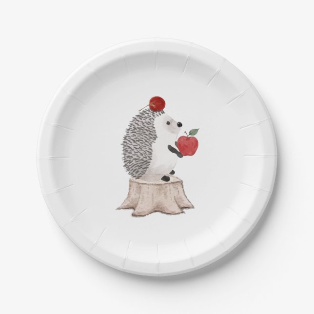 Hedgehog Pappteller (Vorderseite)