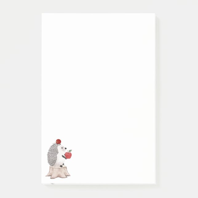 Hedgehog Post-it Klebezettel (Vorderseite)