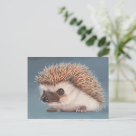 Hedgehog Postcard Postkarte