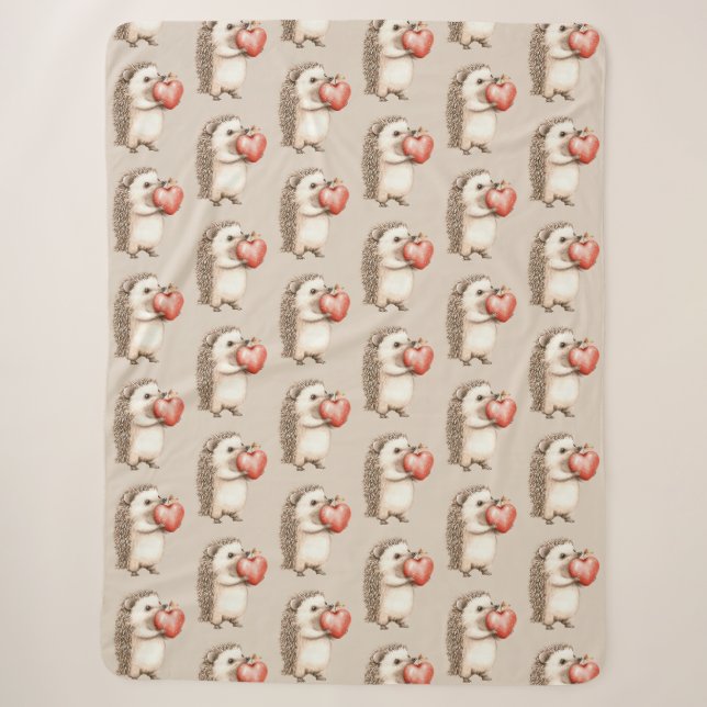 Hedgehogs with Heart Love Sherpadecke (Vorderseite)