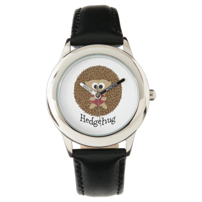 Hedgehug Igel Armbanduhr (Vorderseite)
