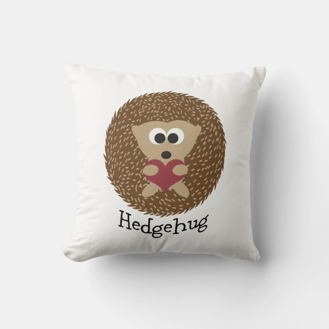 Hedgehug Igel Kissen (Vorderseite)