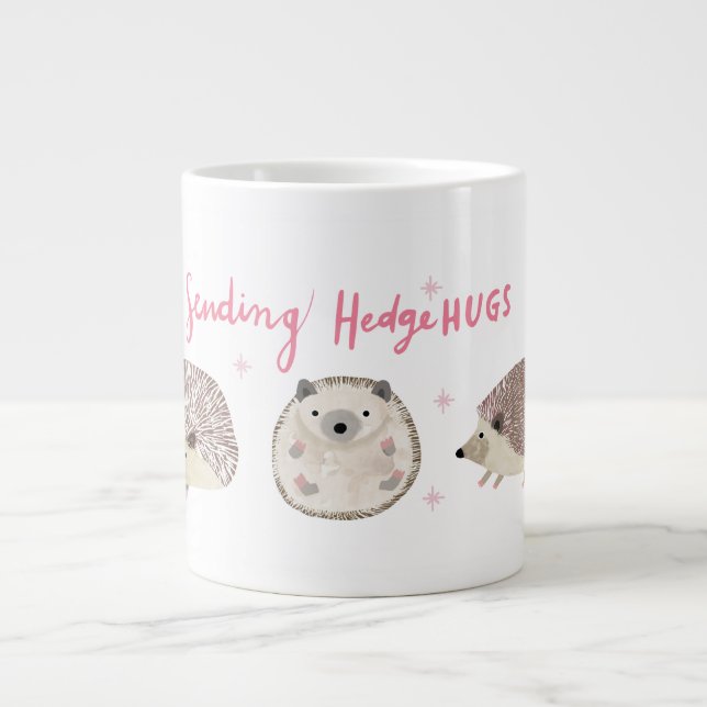 Hedgehugs für Sie Jumbo-Tasse (Vorderseite)