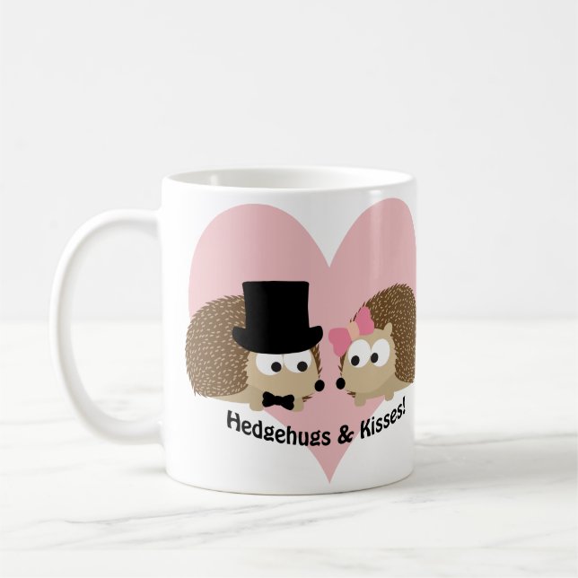 Hedgehugs und Kisses Igel Couple Kaffeetasse (Links)