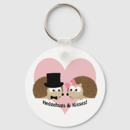 Hedgehugs und Kisses Igel Couple Schlüsselanhänger