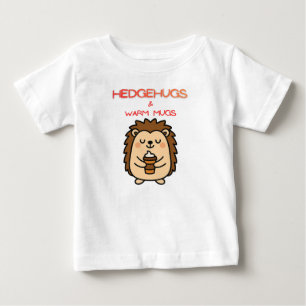 Hedgehugs & Warme Tassen – Süße kuschelige Winter- Baby T-shirt