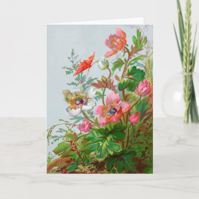 Hedgerow Garden Grußkarte Karte (Vorderseite)