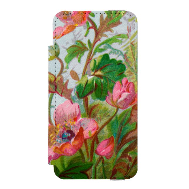 Hedgerow Garden iPhone Wallet Case Incipio iPhone Geldbeutel-Hülle (Folio Vorderseite)