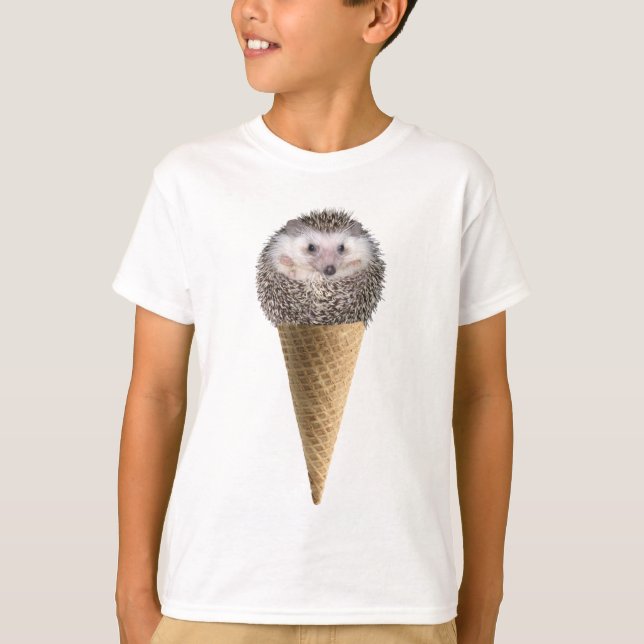 Hedgie Schaufel T-Shirt (Vorderseite)