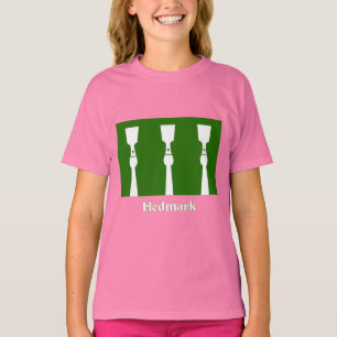 Hedmark Flagge mit Namen T-Shirt