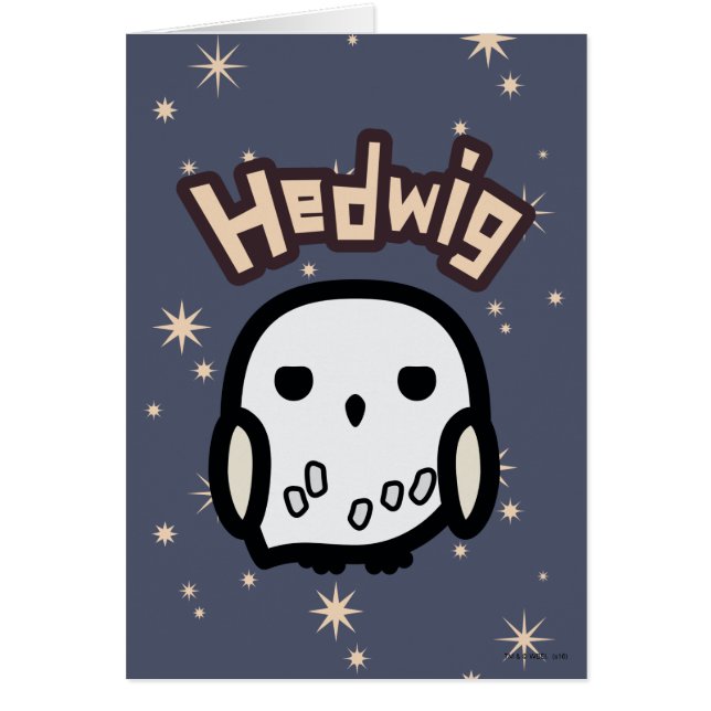 Hedwig Cartoon Character Art (Vorne)