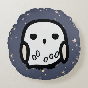 Hedwig Cartoon Character Art Rundes Kissen