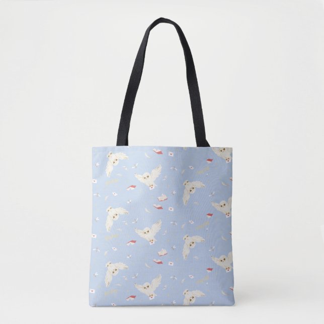 Hedwig-Eulenpost-Briefe-und-Bücher-Muster Tasche (Vorderseite)