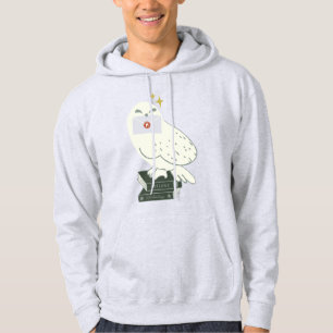 Hedwig mit Brief skizzenhafte Zeichnung Hoodie