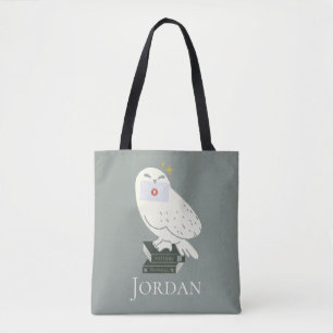 Hedwig mit Brief Whimsical-Zeichnung Tasche