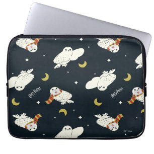 Hedwig Nachtmondlicht-Muster Laptopschutzhülle
