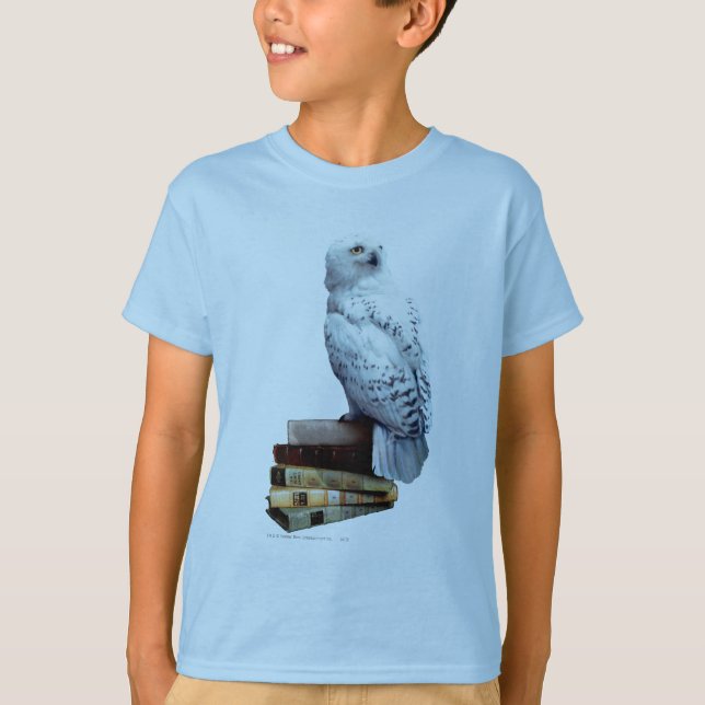 Hedwig on books T-Shirt (Vorderseite)