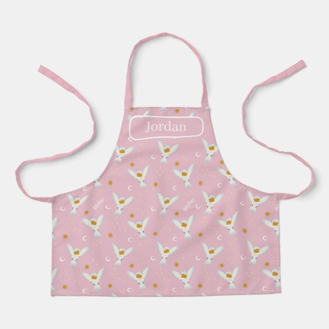 Hedwig Pink Sonnenwende-Muster Schürze (Vorderseite)