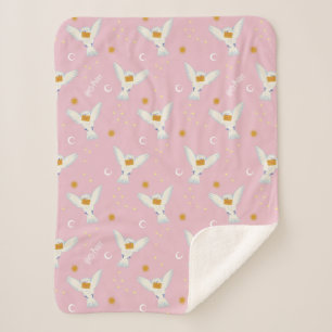 Hedwig Pink Sonnenwende-Muster Sherpadecke