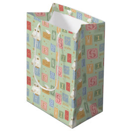 Hedwig-Post-Blockbuchstaben-Muster Mittlere Geschenktüte