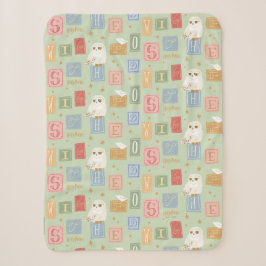 Hedwig-Post-Blockbuchstaben-Muster Sherpadecke