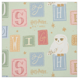 Hedwig-Post-Blockbuchstaben-Muster Stoff