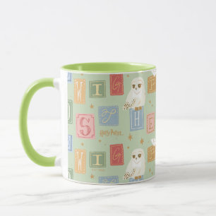 Hedwig-Post-Blockbuchstabenmuster Tasse