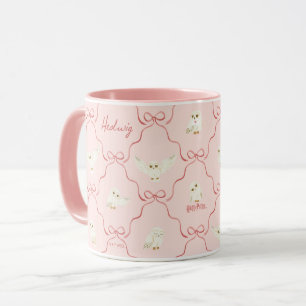 Hedwig-Rosa-Schleifen-Muster Tasse