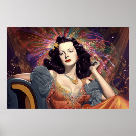 Hedy Lamarr in Miami der 1920er Poster