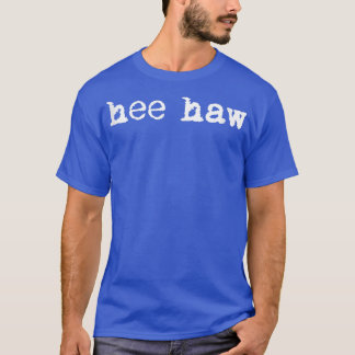 Hee HawCute DonkeyMule Animal Sound Slogan Message T-Shirt