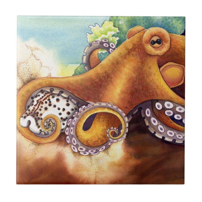 He'e und Cowry Fliese (Vorderseite)