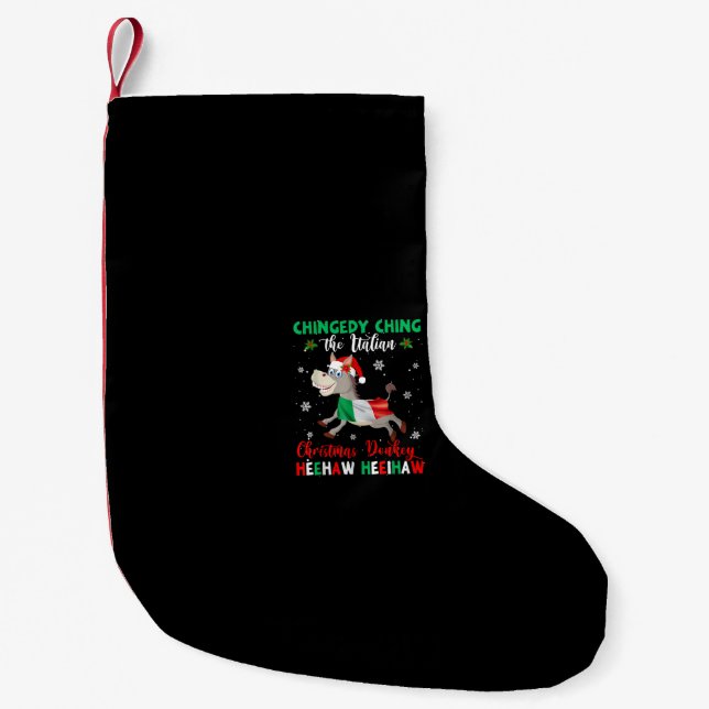 HEEHAW Der WeihnachtsDonkey | Donkey Lovers Gesche Kleiner Weihnachtsstrumpf (Vorderseite)