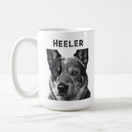 Heeler Blue Heeler Dog Kaffeetasse