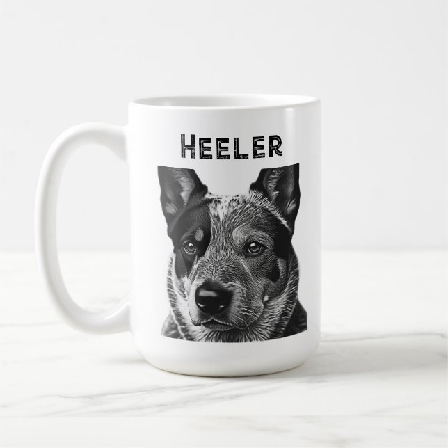 Heeler Blue Heeler Dog Kaffeetasse (Links)