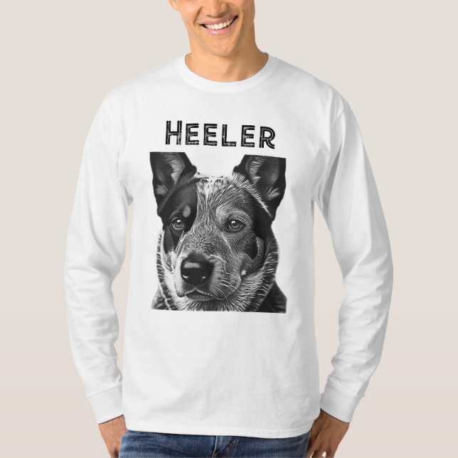 Heeler Blue Heeler Dog T-Shirt (Vorderseite)