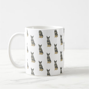 Heeler Cattledog (Blue Black Tan) Kaffeetasse
