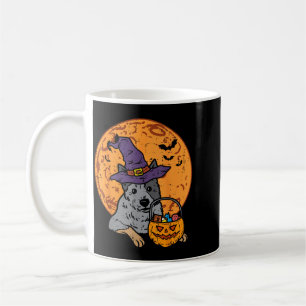 Heeler Hexenhut Mond Jack O Lantern Halloween Kaffeetasse