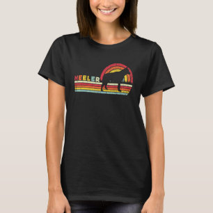 Heeler Hund Für Männer Kinder Retro Blau Rot Austr T-Shirt