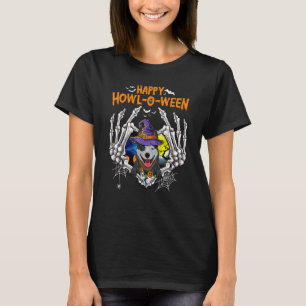 Heeler Skeleton Heart Happy Howl O Week Kostüm T-Shirt