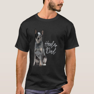 Heeler Vater Australische Rinderhuntenfamilie T-Shirt