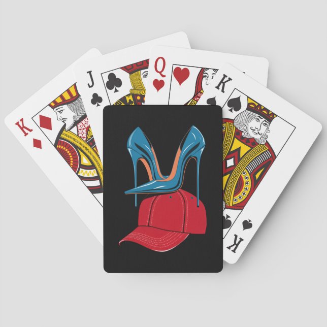 Heels, die Red MAGA Hat Election 2024 Spielkarten (Rückseite)