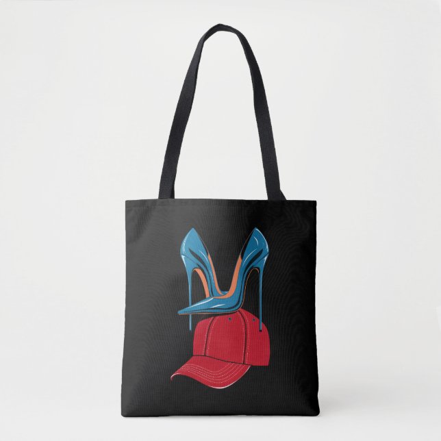 Heels, die Red MAGA Hat Election 2024 Tasche (Vorderseite)