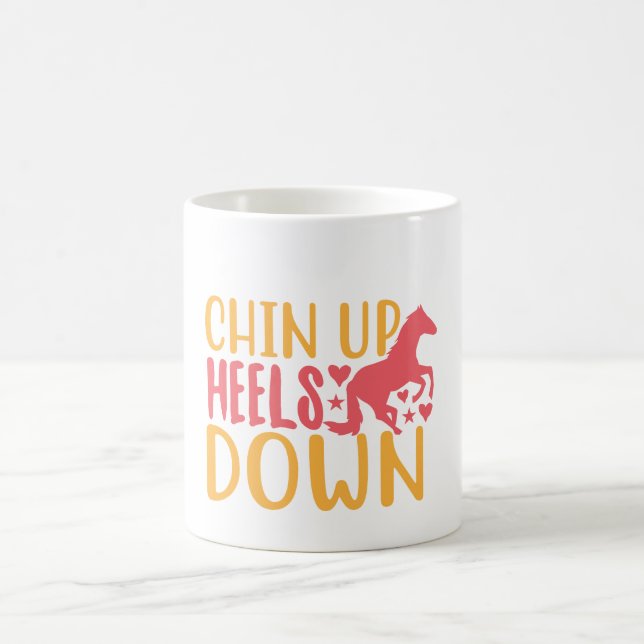 Heels nach unten kaffeetasse (Mittel)