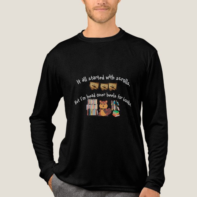 Heelse für Bücher Tri-Blend Shirt (Vorderseite)