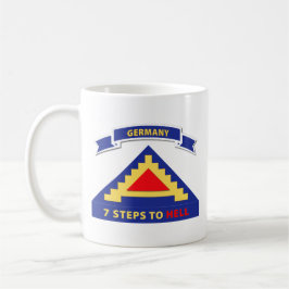 Heer - 7. Armee der Vereinigten Staaten 7 Stufen H Kaffeetasse