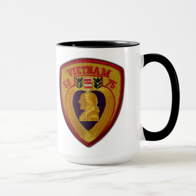 Heer Marines Luftwaffe vietnam lila Herzväter Tasse (Rechts)