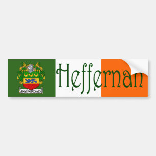 Heffernan Coat of Arms Flag Autoaufkleber