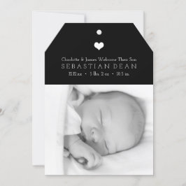 Heft New Baby Personalisiert Foto Template Ankündigung