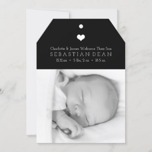 Heft New Baby Personalisiert Foto Template Ankündigung